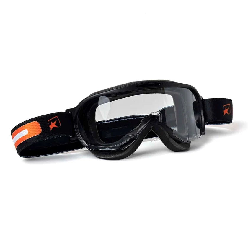 Ariete Wabi Retro Goggles Black, Clear Lens