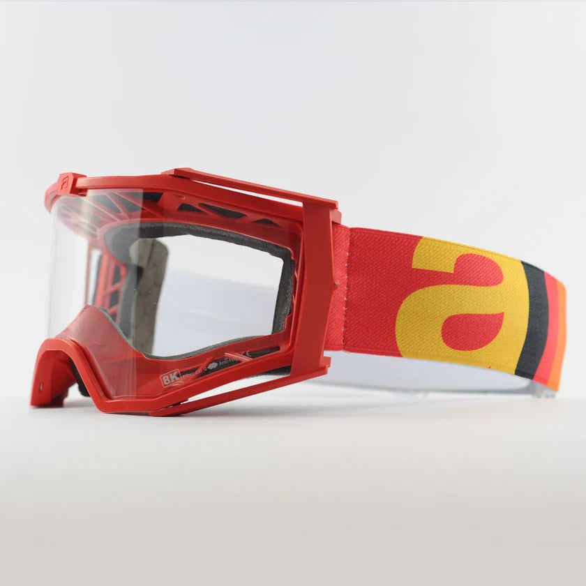Ariete 8K MX Goggles Red, Clear Lens