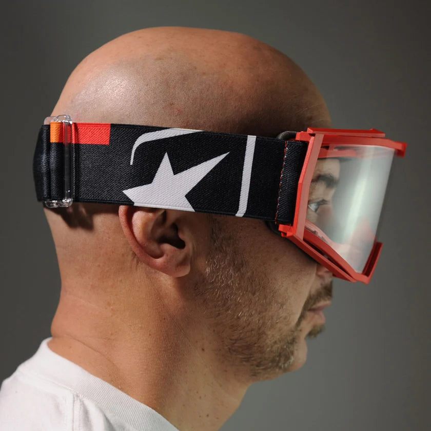 Ariete 8K MX Goggles Red, Clear Lens