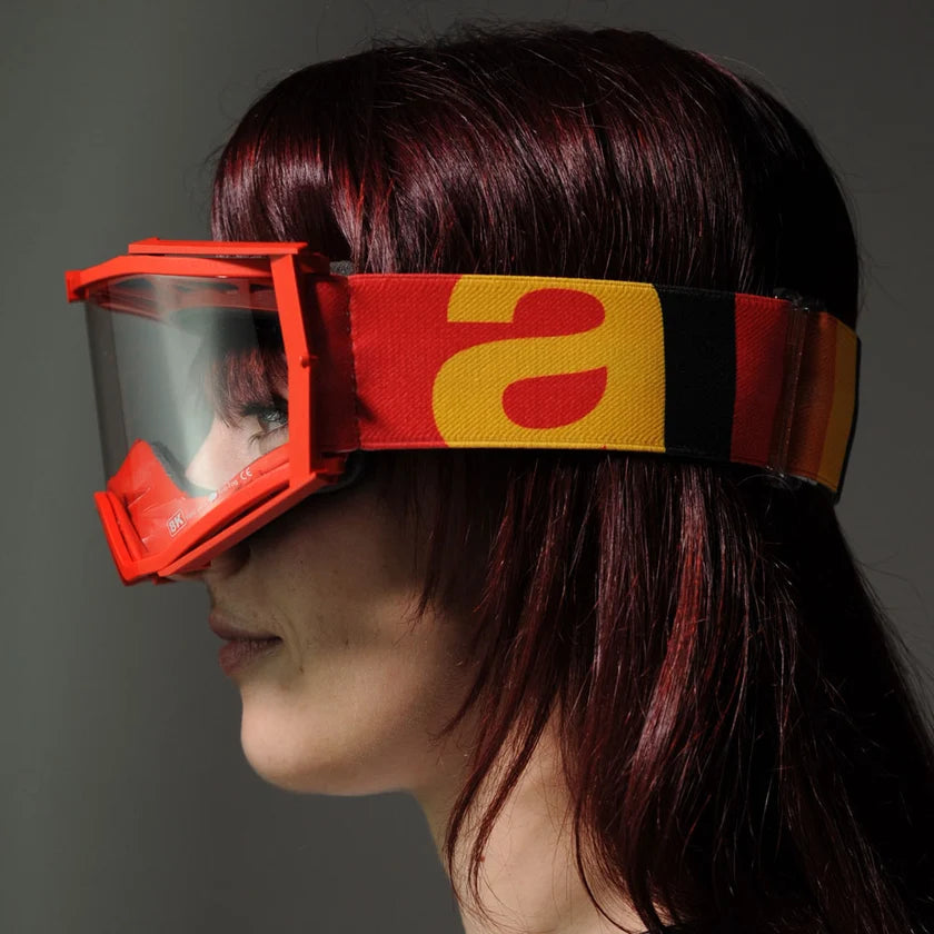 Ariete 8K MX Goggles Red, Clear Lens