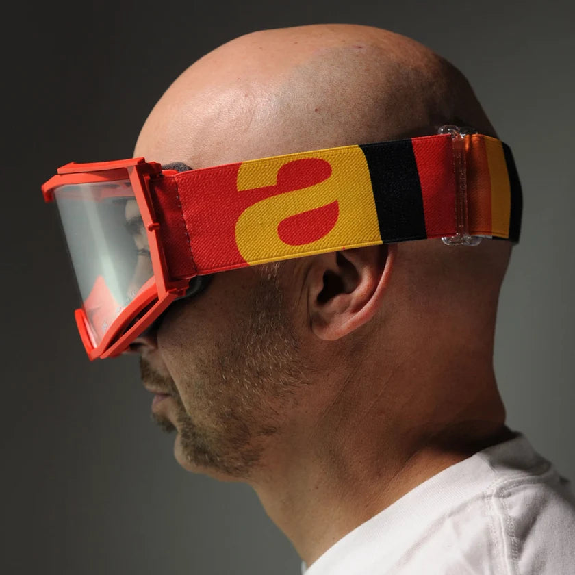 Ariete 8K MX Goggles Red, Clear Lens