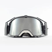 Ariete 8K Top MX Goggles Grey/White, Silver Mirrored Lens