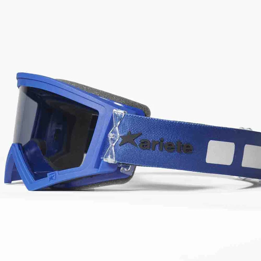 Ariete Puravida-Vida MX Goggles Blue, Mirrored Lens