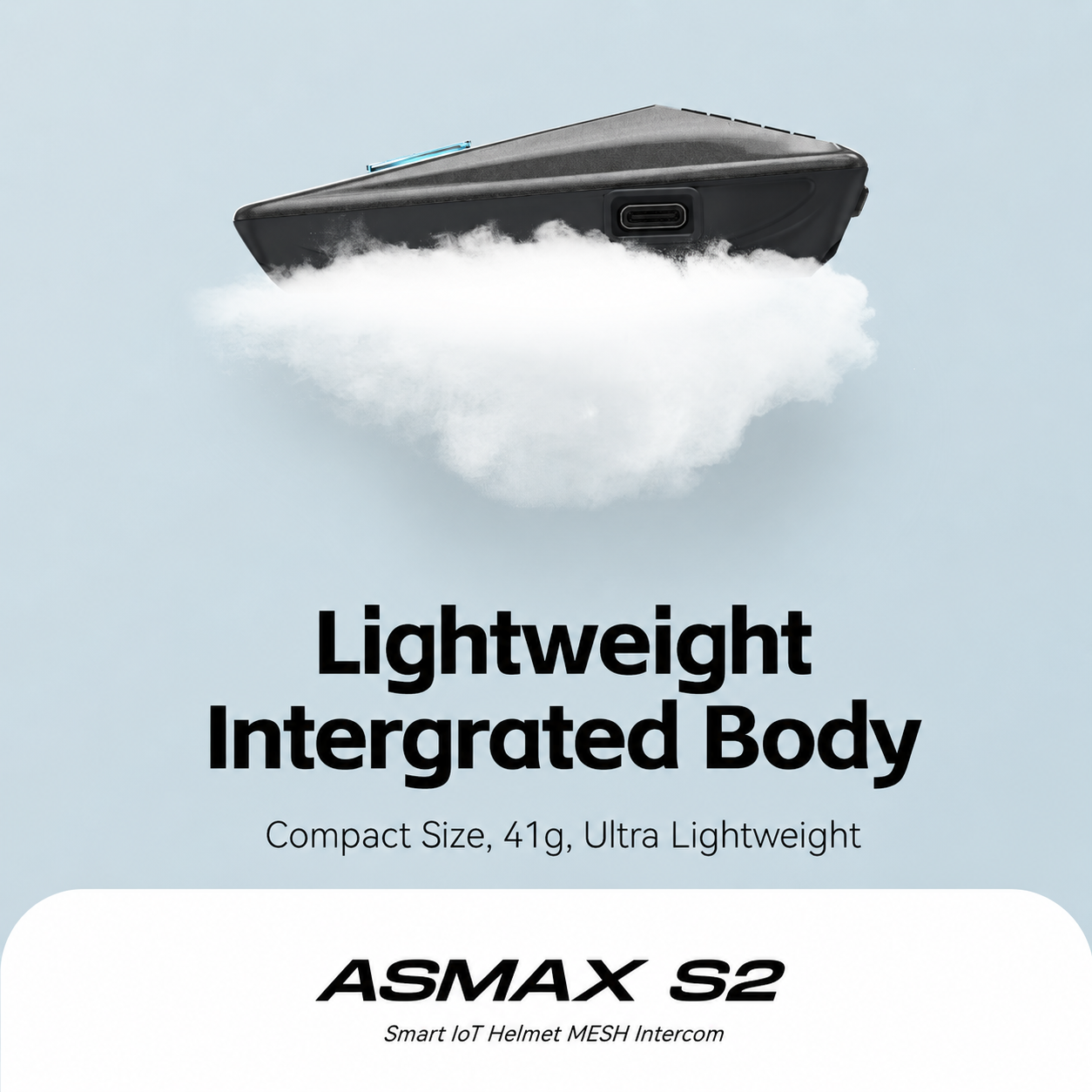 ASMAX S2 Mesh Intercom Headset