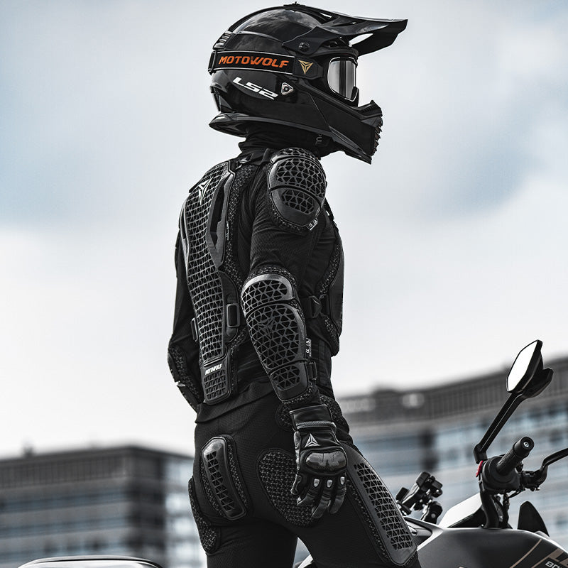 Motowolf PG1 Armor Jacket mesh ventilation detail