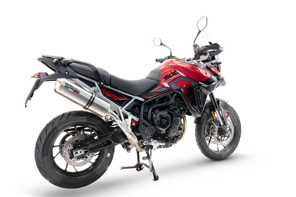 GPR Satinox Exhaust – Triumph Tiger 900 2024/2025 GT / Pro / Rally Pro 2024/2025 – image 6