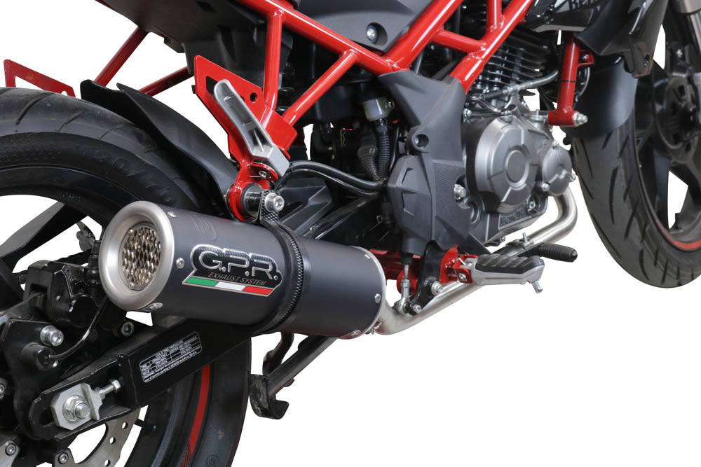 GPR M3 Black Titanium Exhaust – Benelli Bn 125 2021/2024 e5 2021/2024 – image 7