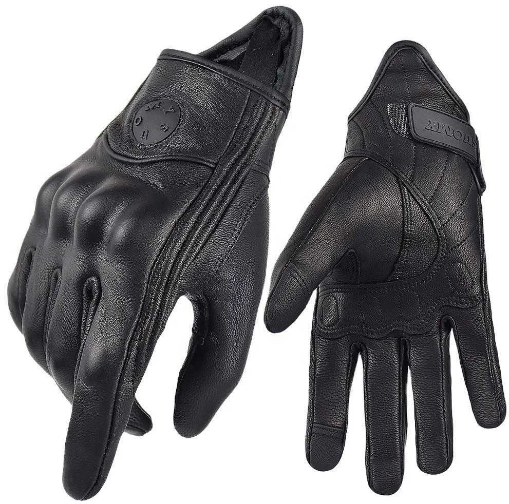 SUOMY “NERO” LEATHER GLOVES