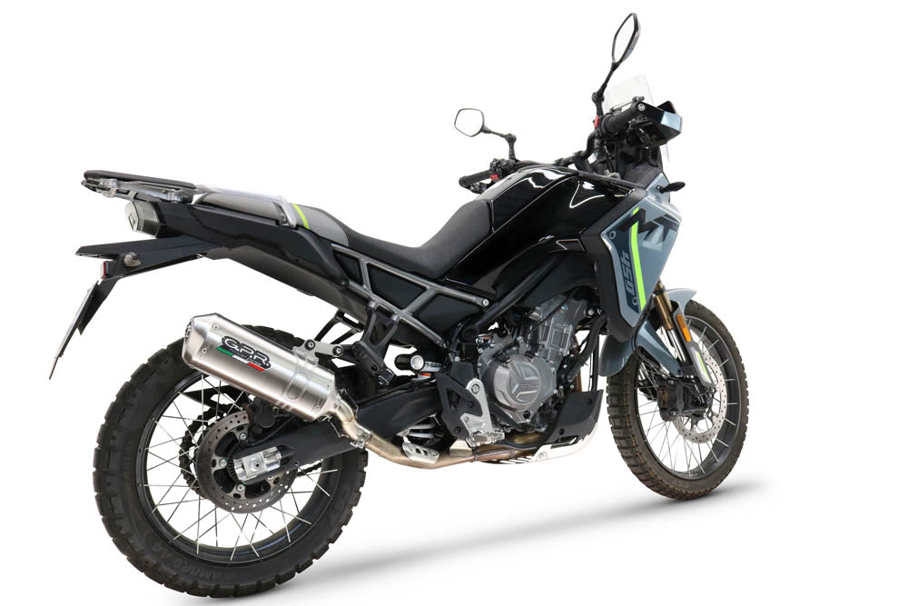 GPR Satinox Exhaust – Cf Moto 450 MT 2024/2025 e5 Plus 2024/2025 – image 2