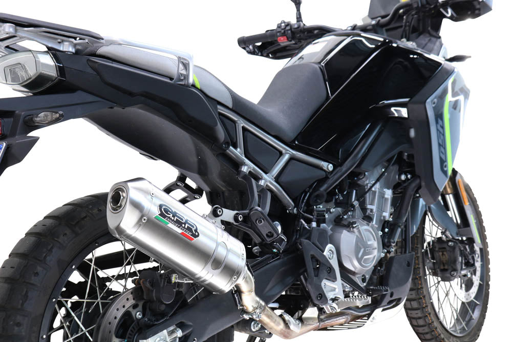 GPR Satinox Exhaust – Cf Moto 450 MT 2024/2025 e5 Plus 2024/2025 – image 3