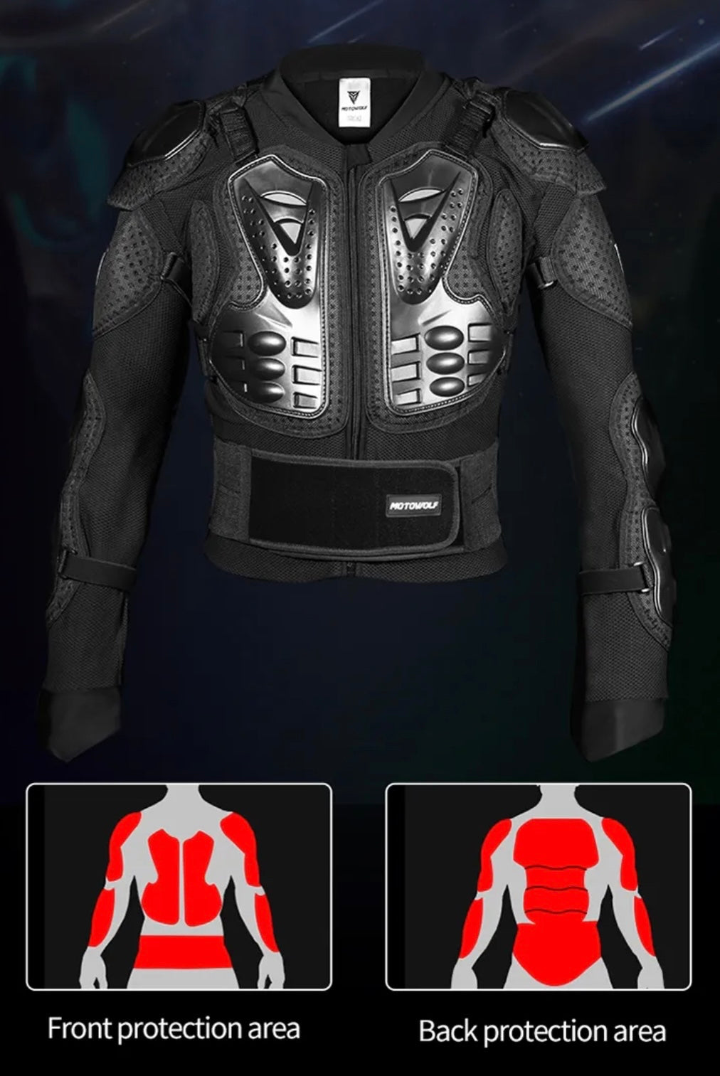 MOTOWOLF ARMOR JACKET