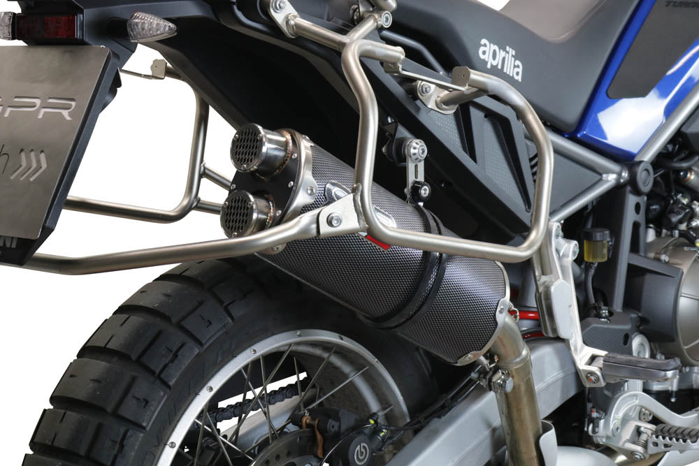 GPR Dual Poppy Exhaust – Aprilia Tuareg 660 2021/2024 e5 2021/2024 – image 9