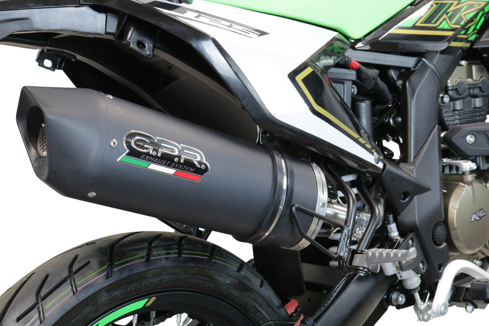 GPR Furore Evo4 Nero Exhaust – KL MOTOR KXE 125 Enduro / Motard 2023 e5 2022/2023 – image 8