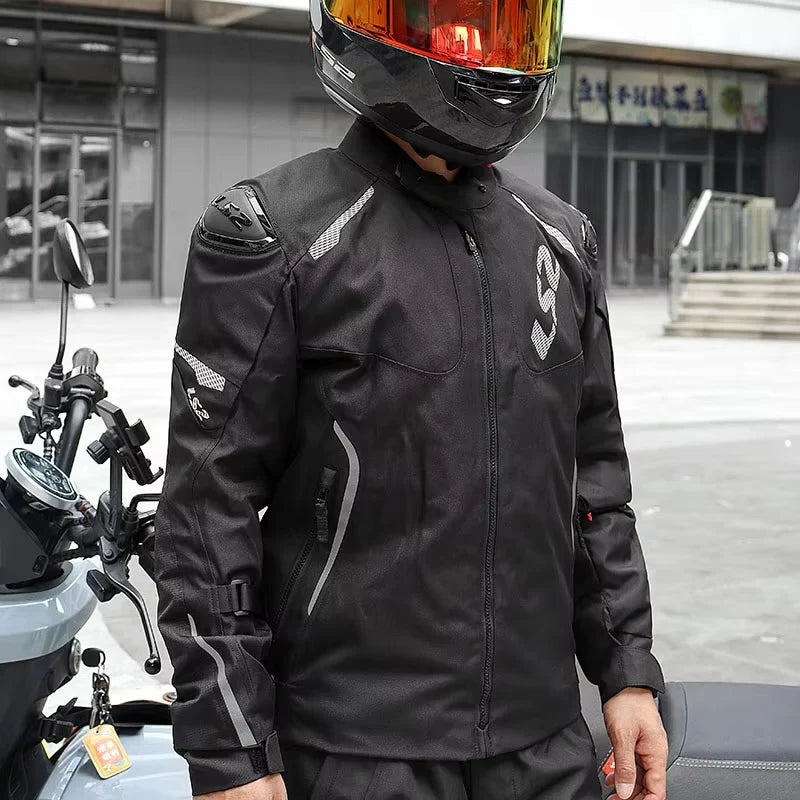 LS2 Zoom Waterproof Sport Jacket Black, detail
