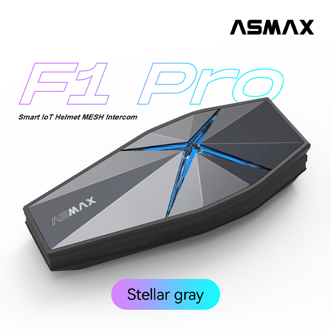 ASMAX F1 Pro 40mm Mesh Intercom Headset