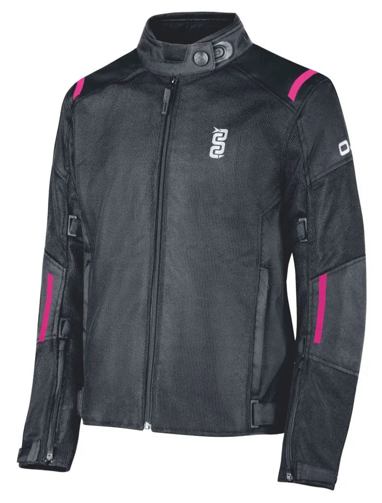 0J SUMMER "FLOW" LADY JACKET BLACK/FUCHSIA