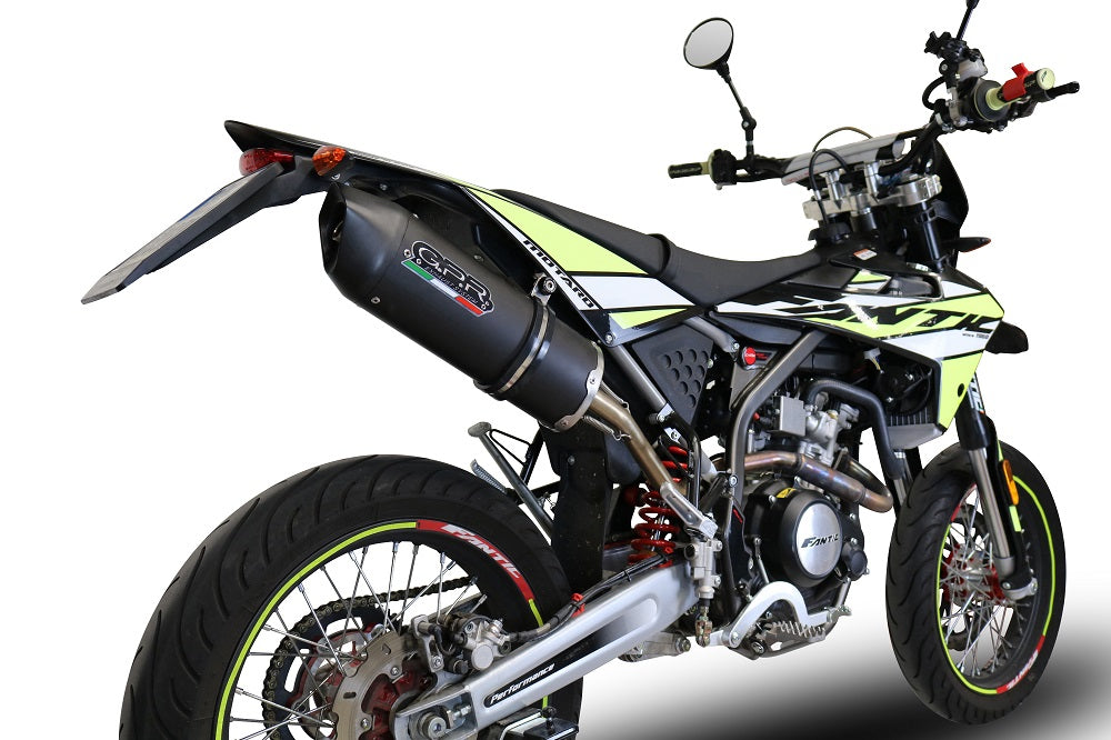 GPR Furore Nero Exhaust – Fantic Motor 125 M Performance 2019/2020 e4 2019/2020 – image 8