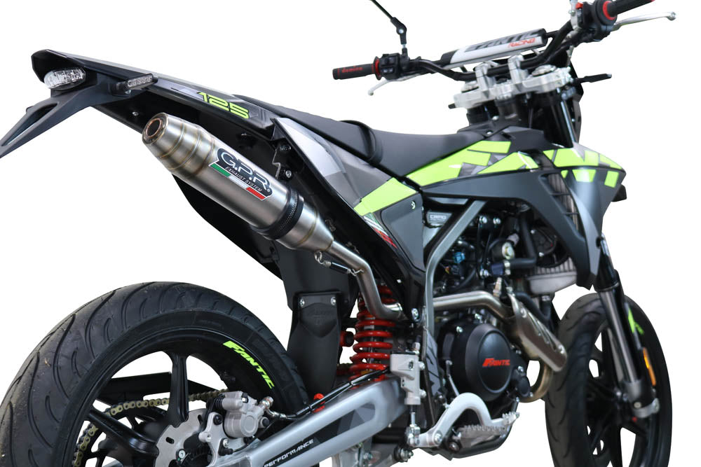 GPR Deeptone Inox Exhaust – Fantic Motor XEF Enduro 125 Competition/Performance 4t 2025/2026 e5plus 2025/2026 – image 9