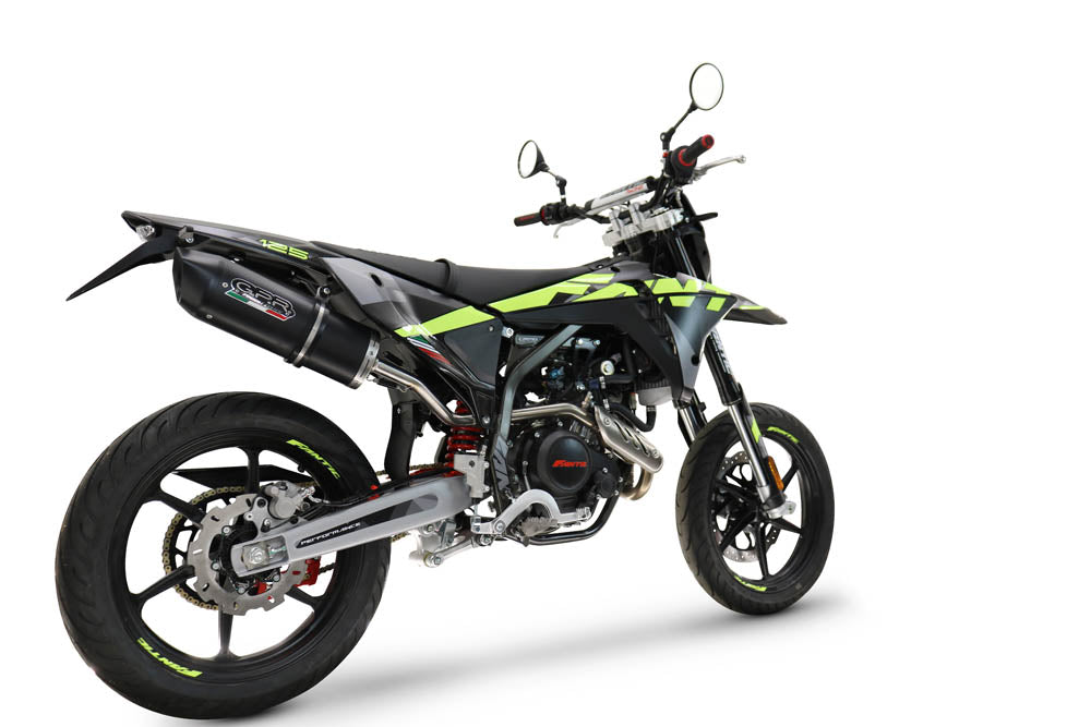 GPR Furore Nero Exhaust – Fantic Motor XEF Enduro 125 Competition/Performance 4t 2025/2026 e5plus 2025/2026 – image 8