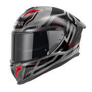 GIVI 50.3 QUASAR GLOSSY TITANIUM/BLACK/RED