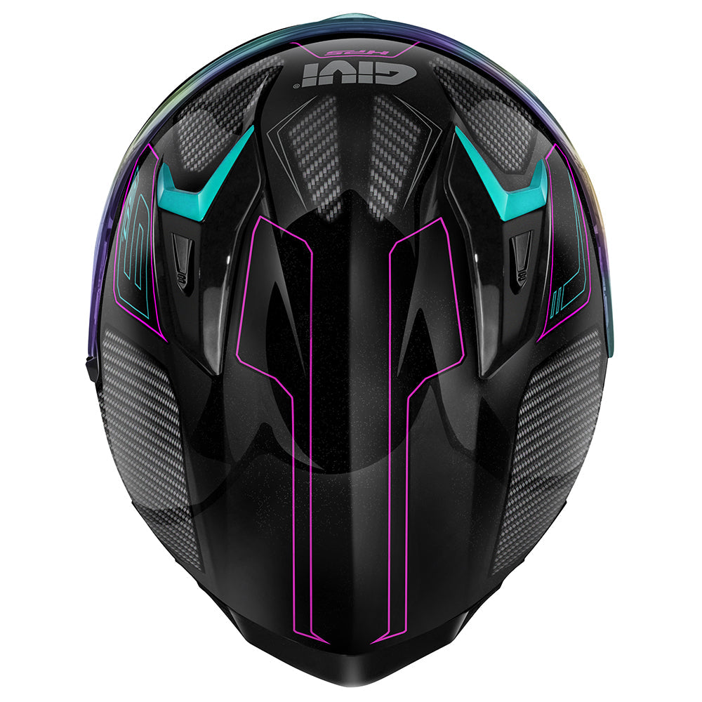 GIVI 50.9 ENIGMA GLOSSY BLACK/TITANIUM/PINK