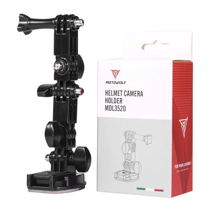 MOTOWOLF CAMERA MOUNT HELMET HOLDER
