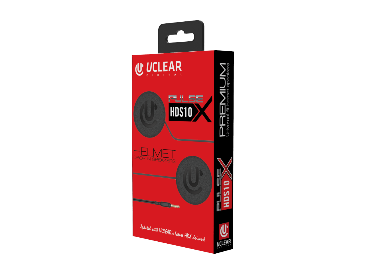 UClear Pulse HDS10X High Definition Helmet Speakers