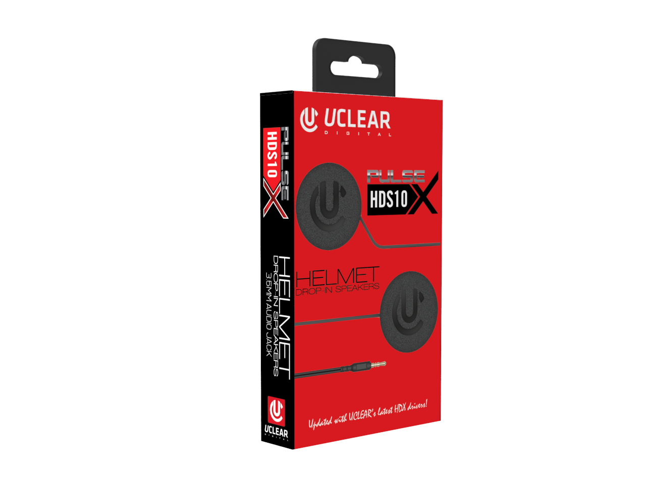 UClear Pulse HDS10X High Definition Helmet Speakers