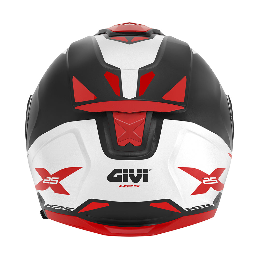 GIVI X.25 CASCO JET TARGET BLACK / WHITE / RED