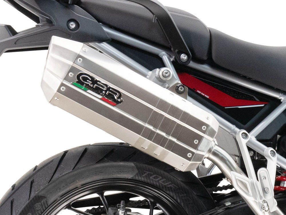 GPR Hyper Sonic Inox Exhaust – Bmw F 700 Gs 2011/2015 2011/2015 – image 2