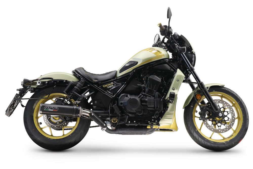 GPR M3 Black Titanium Exhaust – Honda Cmx 1100 Rebel 2021/2024 2021/2024 – image 5