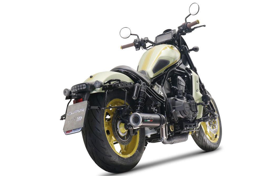 GPR M3 Black Titanium Exhaust – Honda Cmx 1100 Rebel 2021/2024 2021/2024 – image 6