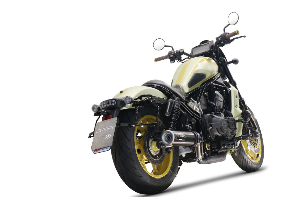 GPR M3 Poppy Exhaust – Honda Cmx 1100 Rebel 2021/2024 2021/2024 – image 6