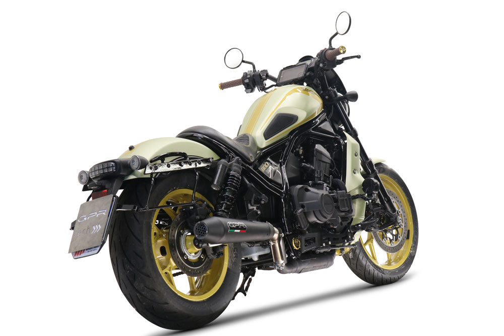 GPR Ultracone Nero Exhaust – Honda Cmx 1100 Rebel 2021/2024 2021/2024 – image 2
