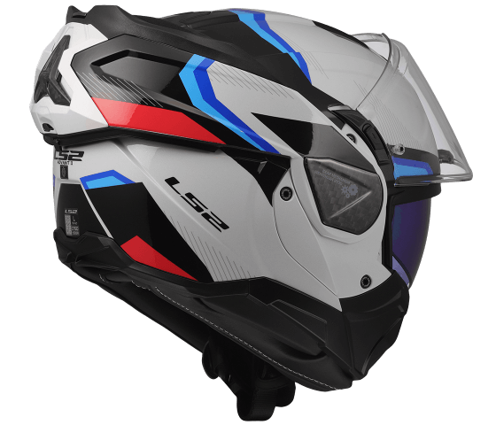 LS2 FF910 ADVANT II 2 TRIPLE GLOSSY WHITE BLUE RED