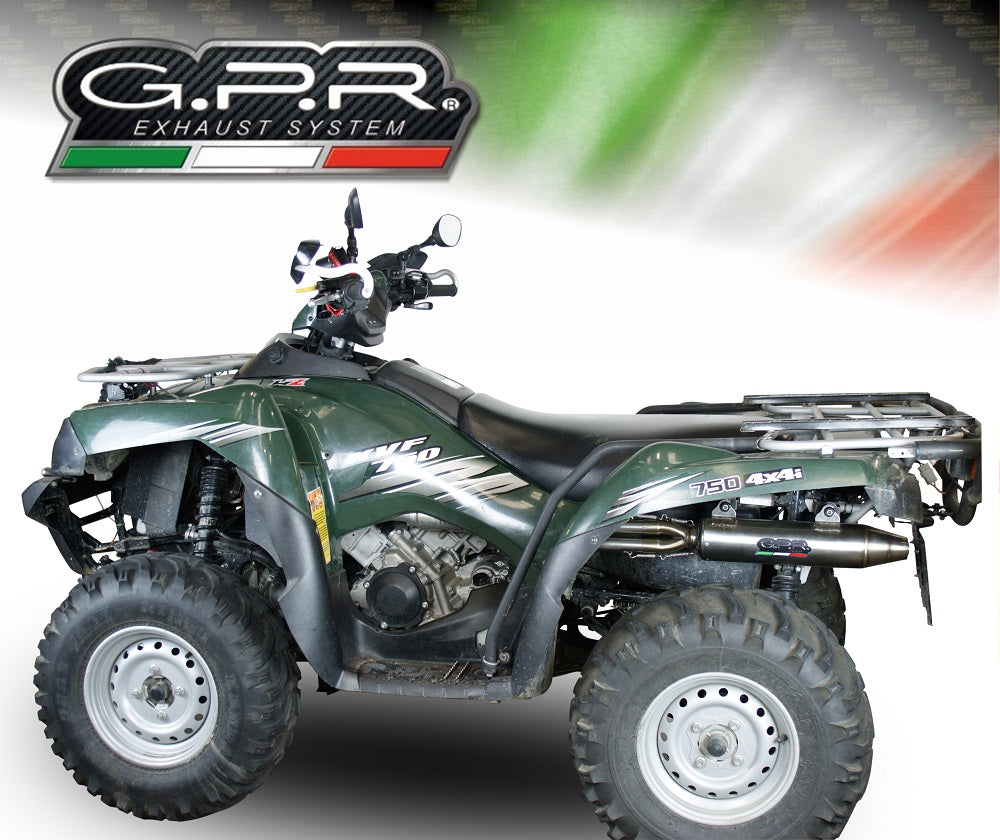 GPR Deeptone Atv Exhaust – Kawasaki BRUTE FORCE KVF 750 2005/2011 2005/2011 – image 6