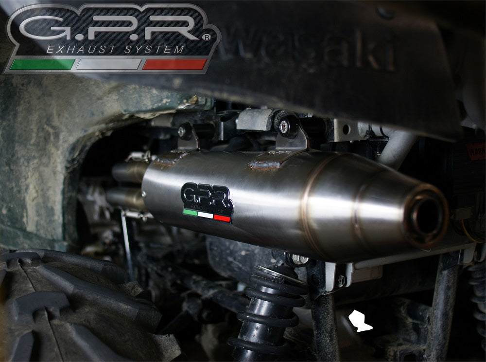 GPR Deeptone Atv Exhaust – Kawasaki BRUTE FORCE KVF 750 2005/2011 2005/2011 – image 8