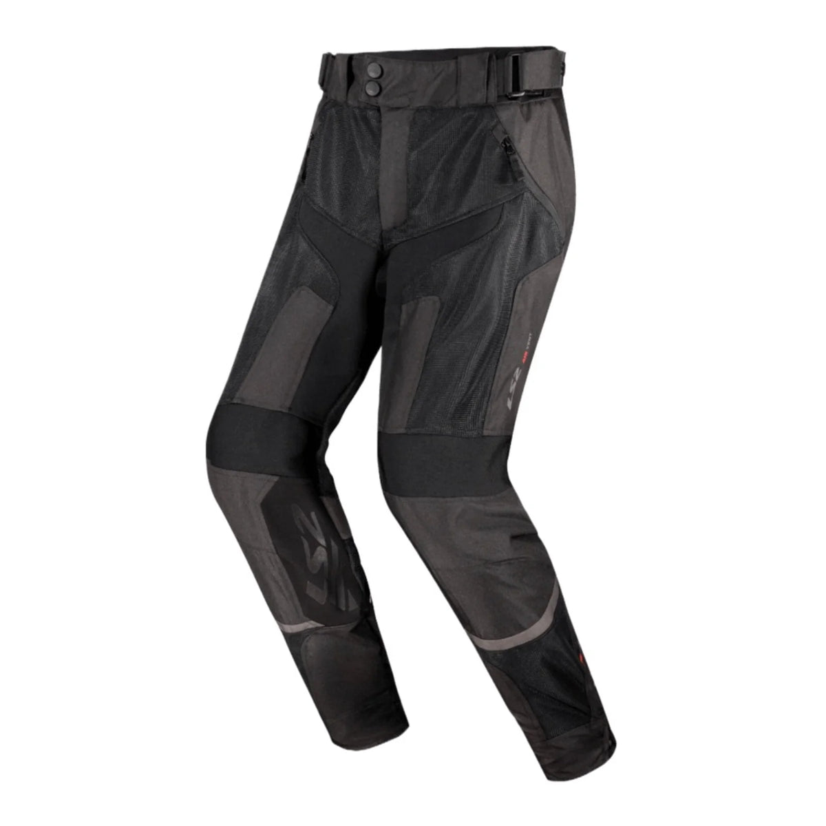 LS2 Como Air Men's Summer Mesh Pants Black/Dark Grey, motorcycle pants for touring riders in Lebanon