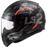 LS2 FF353 RAPID CIRCLE TITANIUM FLUO ORANGE