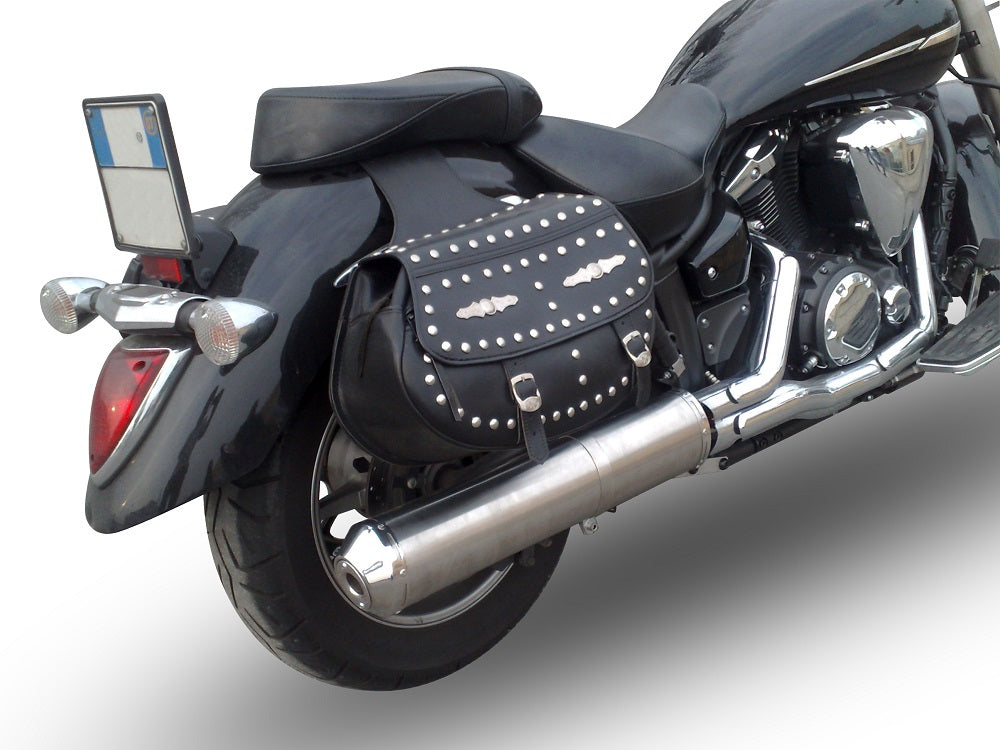 GPR Inox Oval Bomb Exhaust – Yamaha Xvs 1300 Midnight Star 2006/2014 2006/2014 – image 2