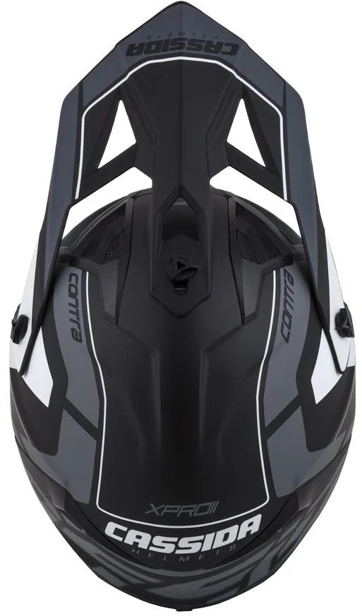 Motocross Helmet Cassida Cross Pro II Matt/Black/White
