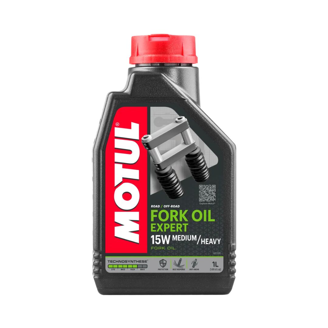 Motul Fork Oil Expert Medium/Heavy 15W Technosynthese bottle 1L