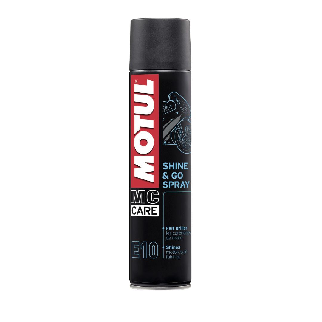 Motul MC Care E10 Shine & Go Spray aerosol can 400ml