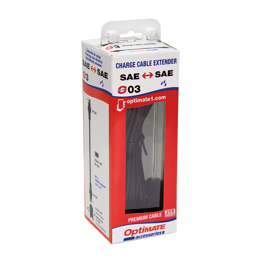 OptiMate O-03 extension cable packaging