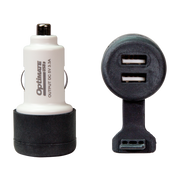 OptiMate O-106 dual USB charger 12V socket