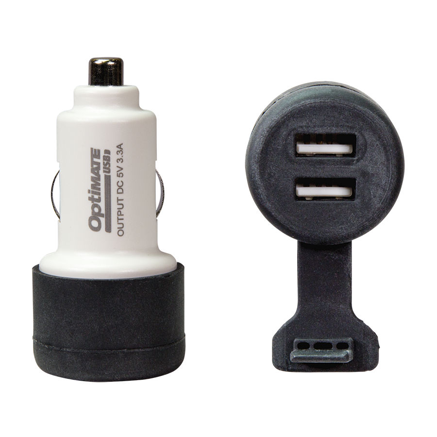 OptiMate O-106 dual USB charger 12V socket