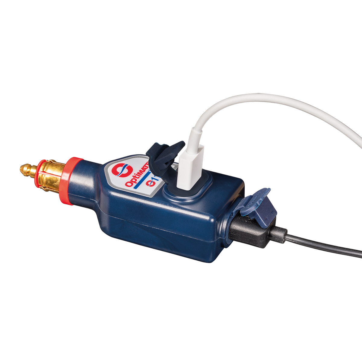 OptiMate O-119 side view with BIKE plug