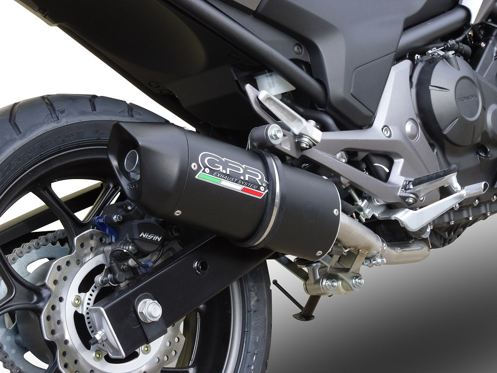GPR Furore Nero Exhaust – Honda Nc 700 X - S Dct 2012/2013 2012/2018 – image 8