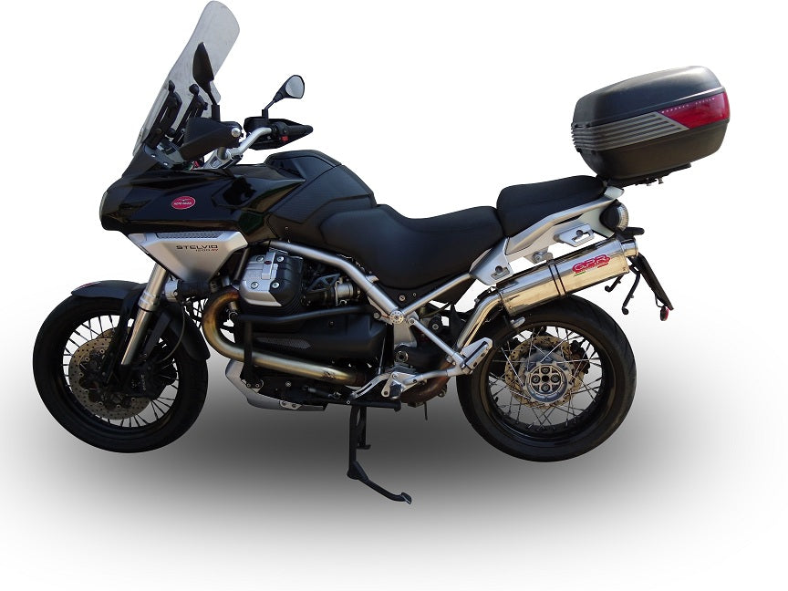 GPR Trioval Exhaust – Moto Guzzi Stelvio 1200 4V 2008/10 2008/2010 – image 7