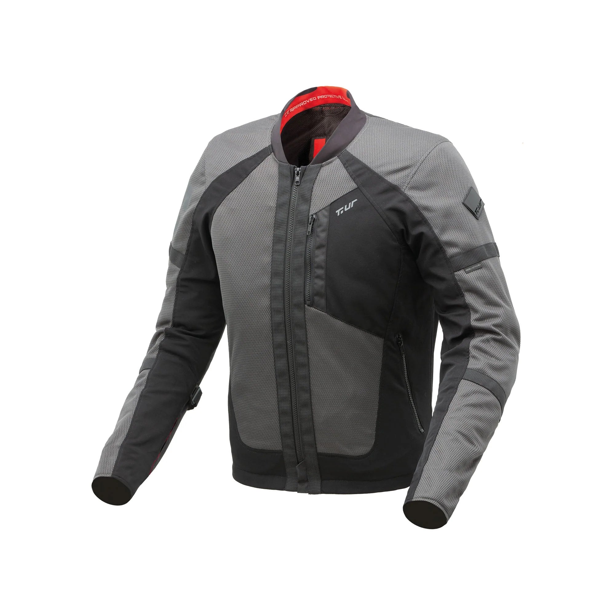 T.UR Atlas Ventilated Motorcycle Jacket Black